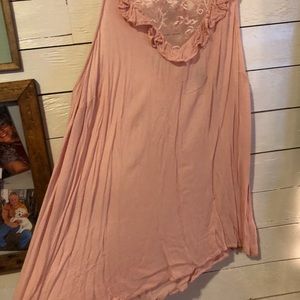 Lace and Ruffle Tank